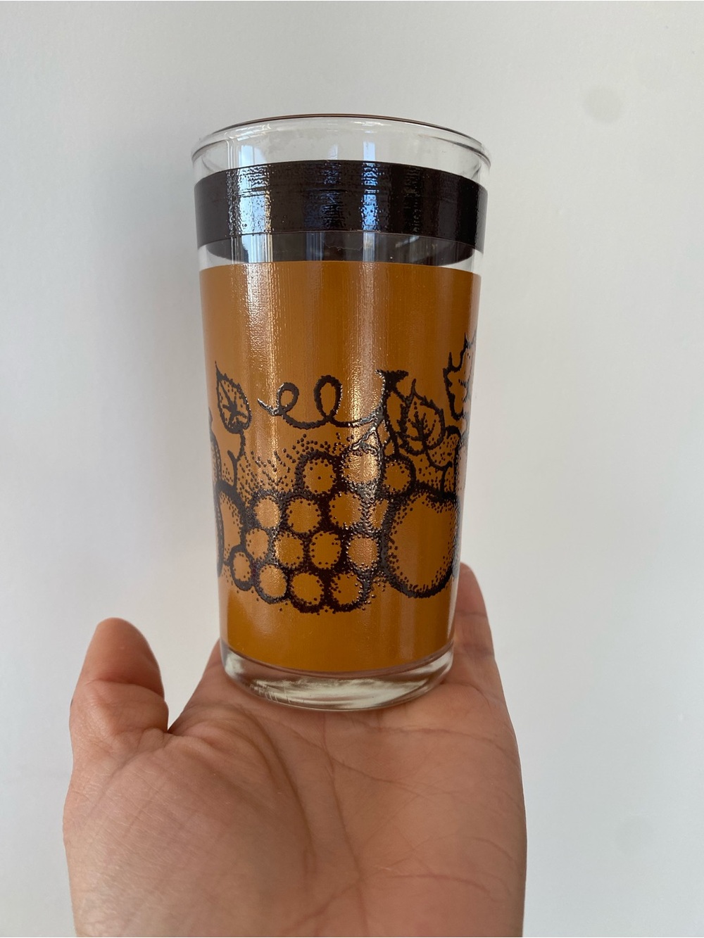 RARE - Vintage Dominion Glass Pyrex tumbler compatible - Old Orchard Fall Patter